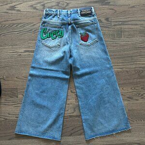 NWOT Gucci Wide Leg Jeans